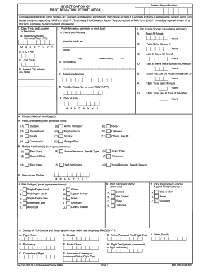 Faa Form 8020 18