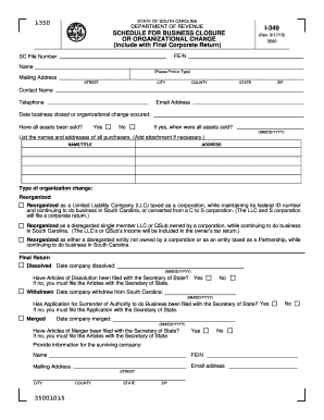 I 349  Form