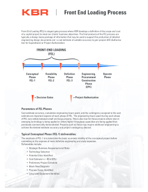 Front End Loading Process  Form