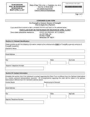 Consumer Claim Form Stateagprovigilsettlement Com