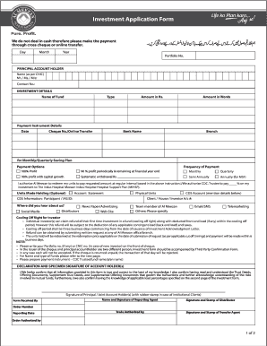 Investment Form