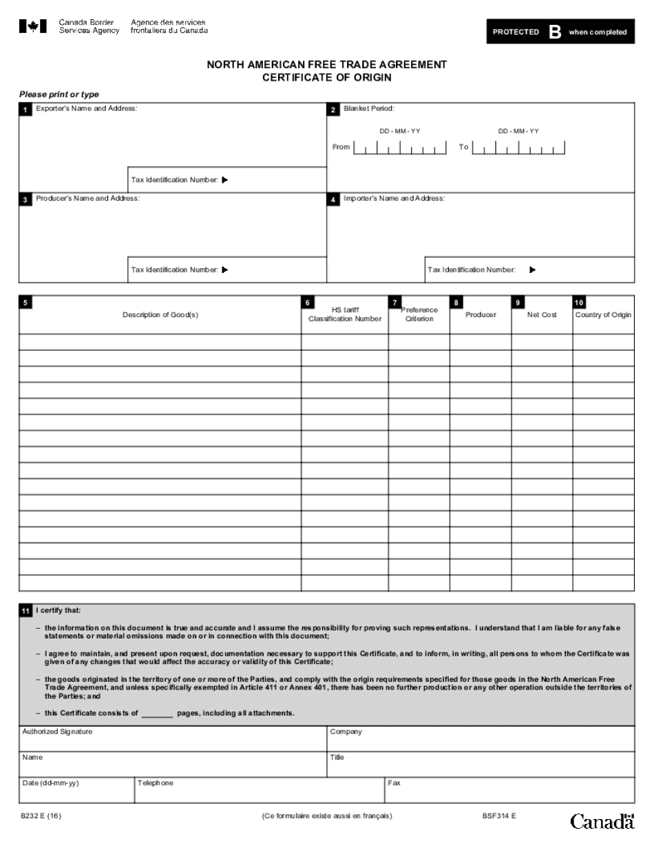  Exporter's Name and Address 2016-2024