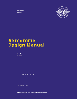 Icao DOC 9157 Part 1 PDF  Form