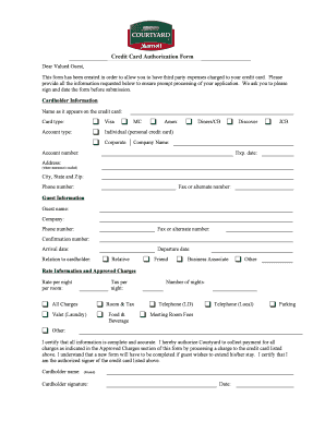 Courtyard Credit Card Authorization Form 1 DOC