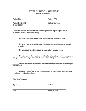 LETTER of MEDICAL NECESSITY Scott Fiscus  Form