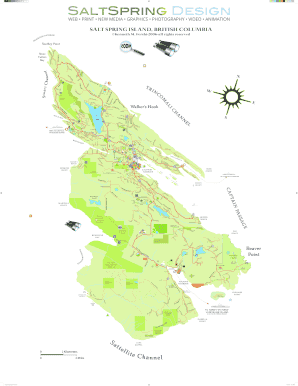 Salt Spring Island Map PDF  Form