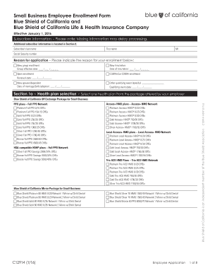  C12914 NEW 1 16 Employee Application for 1 to 100 Employees 1 16 2020