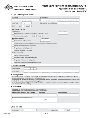  Aus Age Pension Application Form 2017