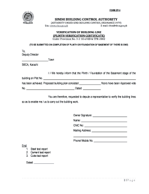 Sbca Online Verification  Form