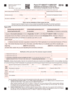 Pass through Entity Tax Forms  CT Gov 2016