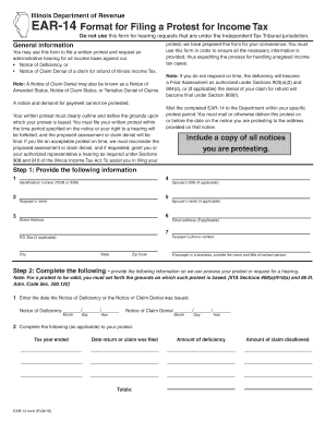 Get and Sign Ear 14 2016-2022 Form