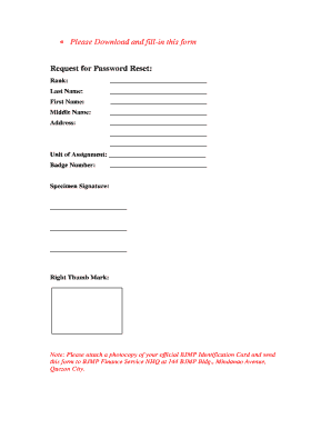 Bjmp Finance  Form