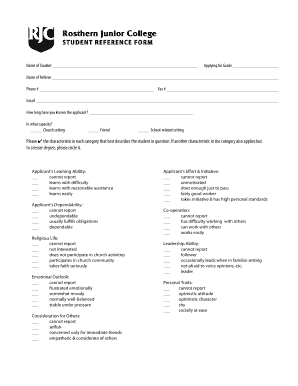 Reference Form 18 Rosthern Junior College Rosthernjuniorcollege