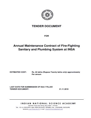 Fire Hydrant System Amc Format