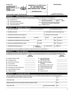 Pa100 Form