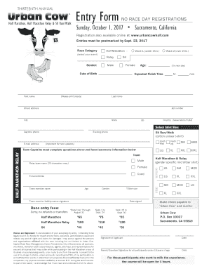 Marathon Form