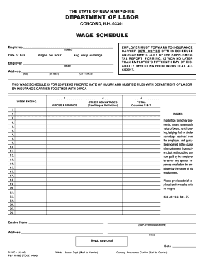 Salary Schedule Form