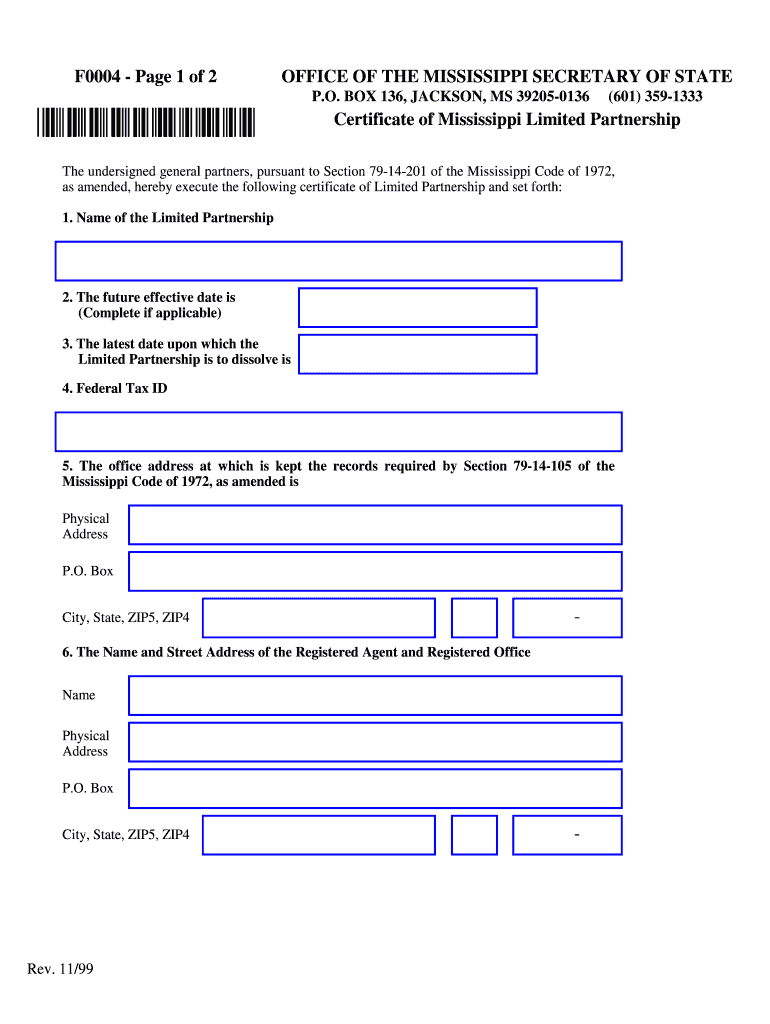  Mississippi LLC  Certificate of Formation Step by Step  LLC University 1999-2024