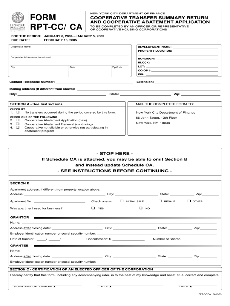  RPT CCCA Adobe PDF Property Form 2005-2024