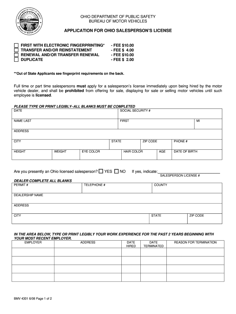 Bmv 4301  Form