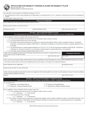 Indiana State Form 42070