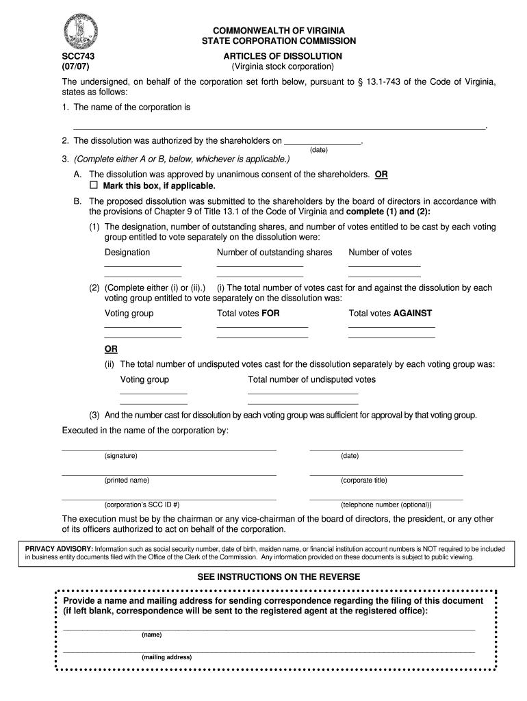 Form Scc743