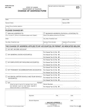 FORM ITPS COA