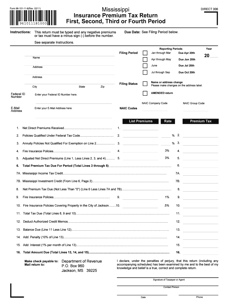 Mississippi State Tax 20112024 Form Fill Out and Sign Printable PDF