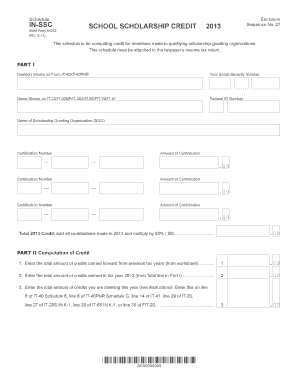 In SSC  Form