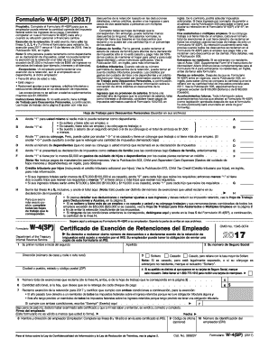 W 4 Form Spanish