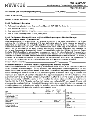 IA 8453 PE 41022  Form