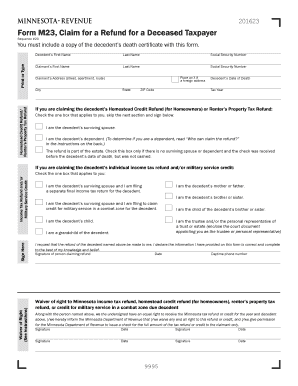 Minnesota Form M23