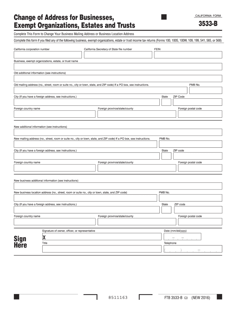  Form 3533 B 2016