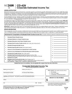 Cd 429 Fillable Form