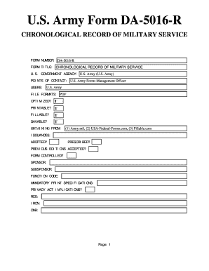 5016 Form