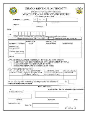 Engaged Employees Schedule Dt 0107b  Form