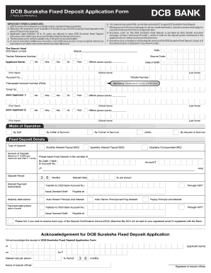 Dcb Rtgs Form