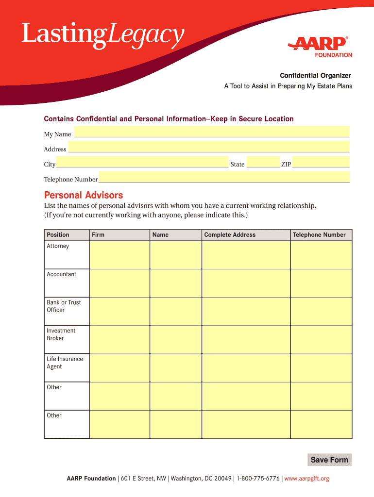 Legacy Aarp Org  Form