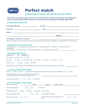  Match Form 2016-2024