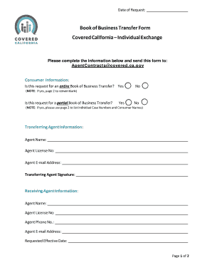Individual Marketplace Book of Business Transfer Form Here