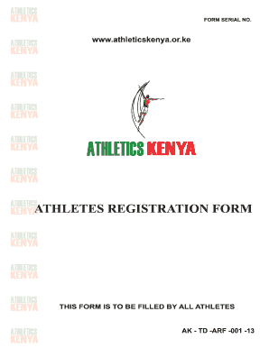 How to Join Athletics in Kenya  Form