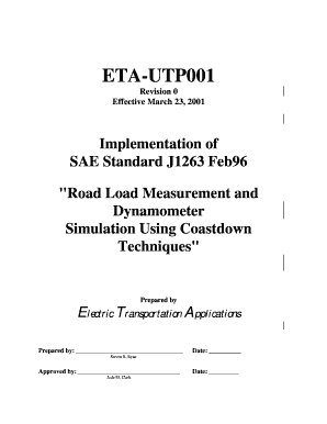 Sae J1263  Form