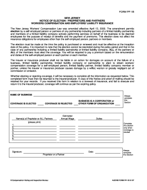 Nj Workers&#039; Compensation Exemption Form