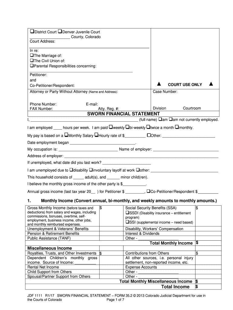 Jdf 1111  Form