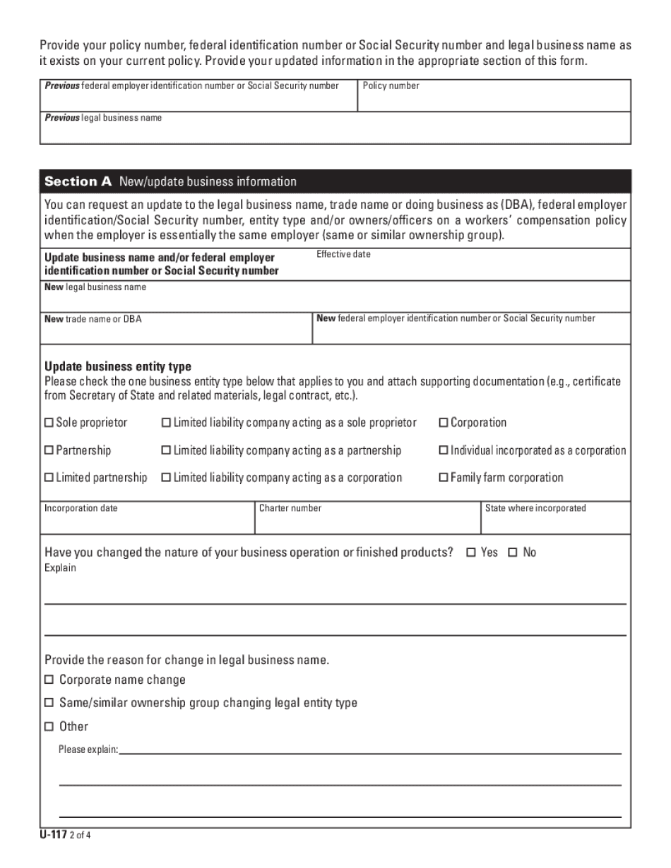 Notification of Policy Update Ohio Bureau of Workers Bwc State Oh  Form