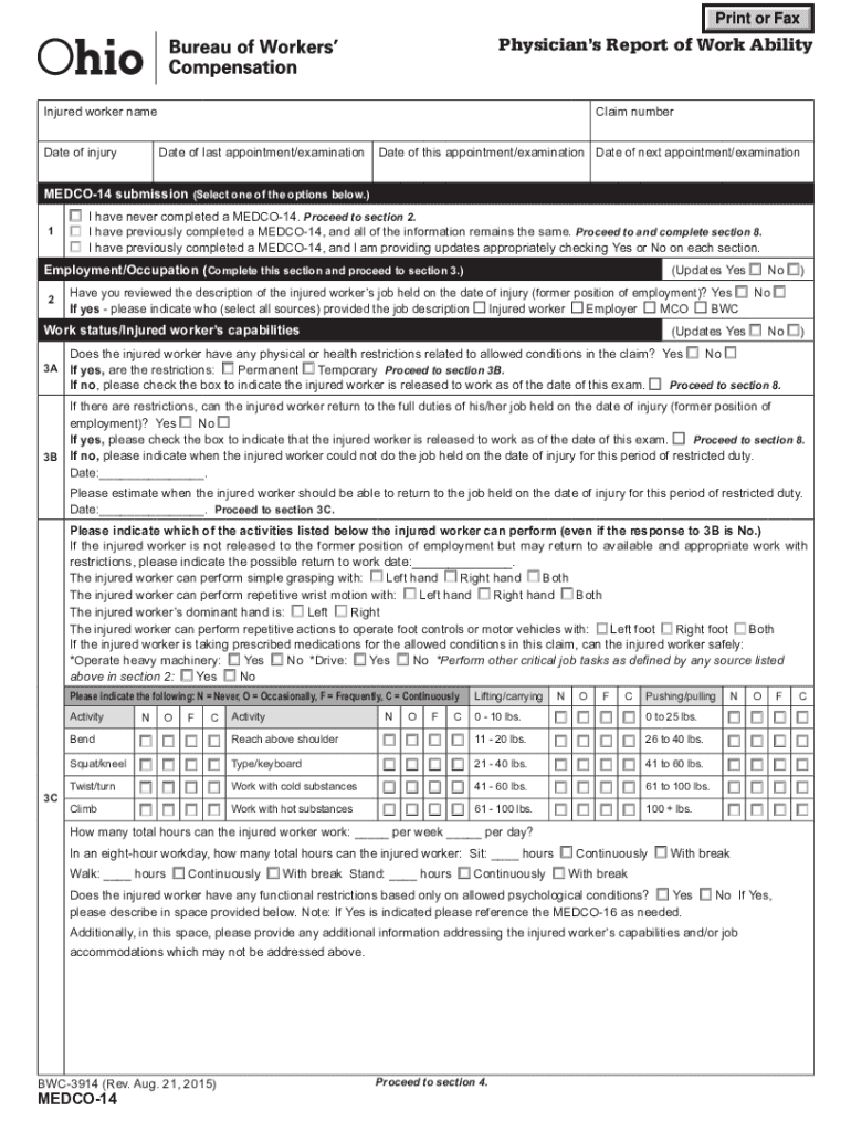 Medco 14  Form