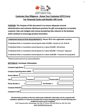 Client Due Diligence Form