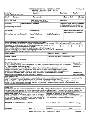 Tg21 Form