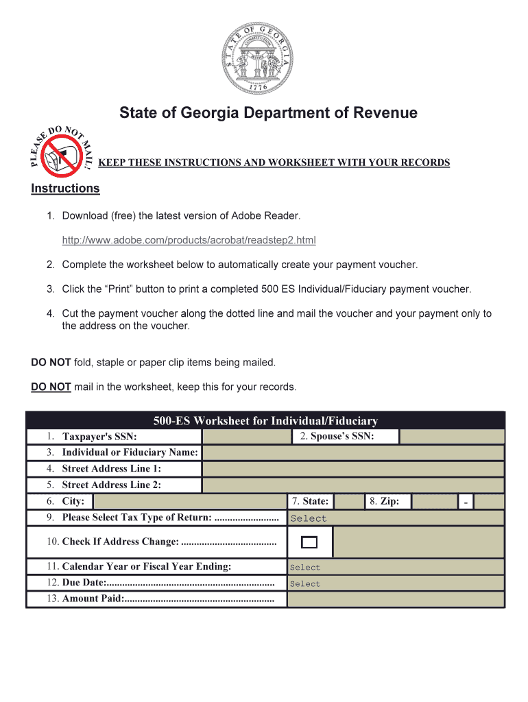  500es  Form 2017