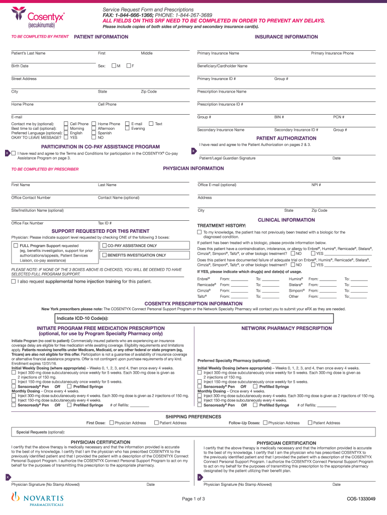  Patient Assistance Form